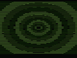 Full Screen Bitmap 3 D Green 